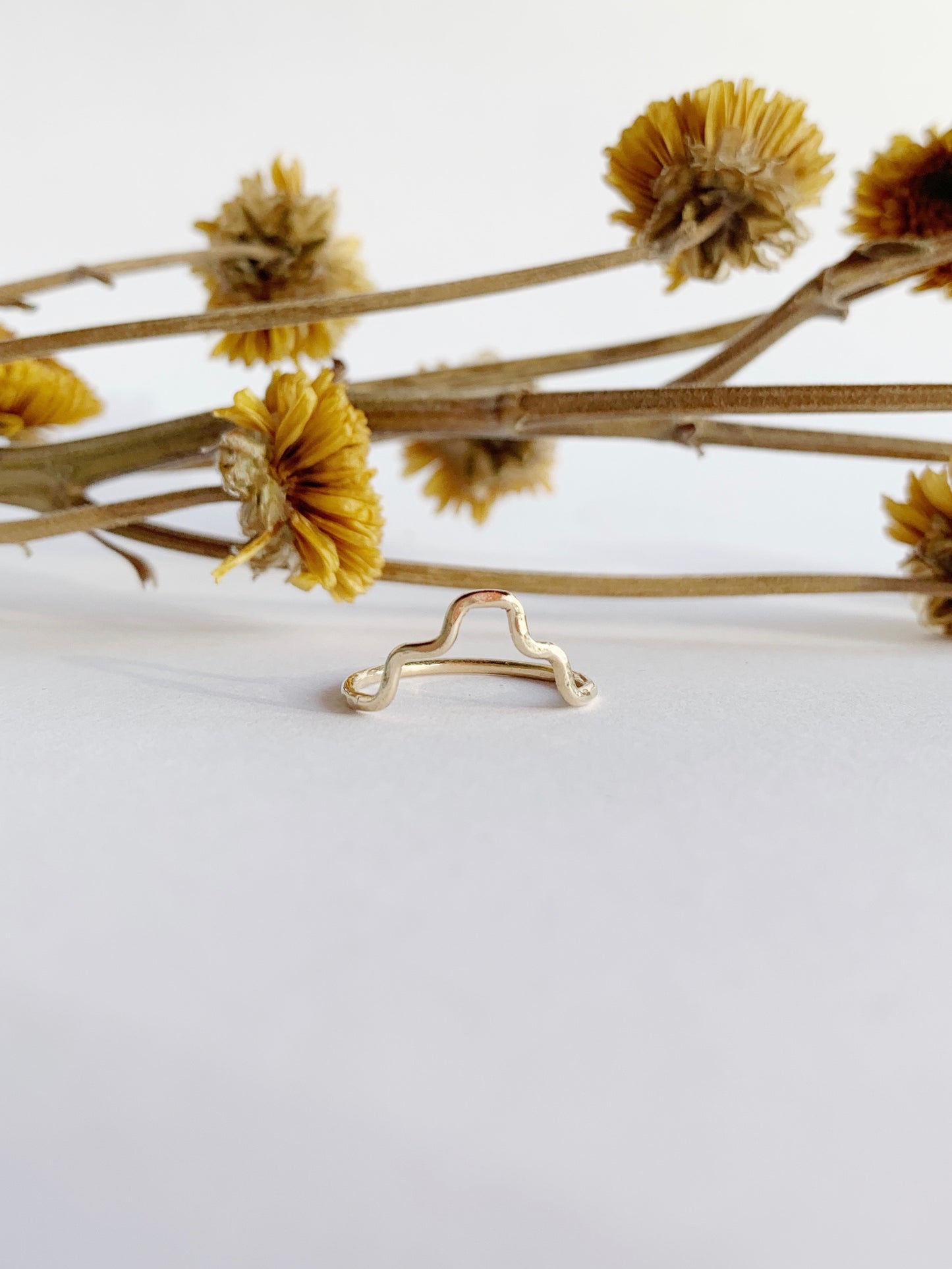 Daedal 14k Gold Filled Aztec Stacking Ring