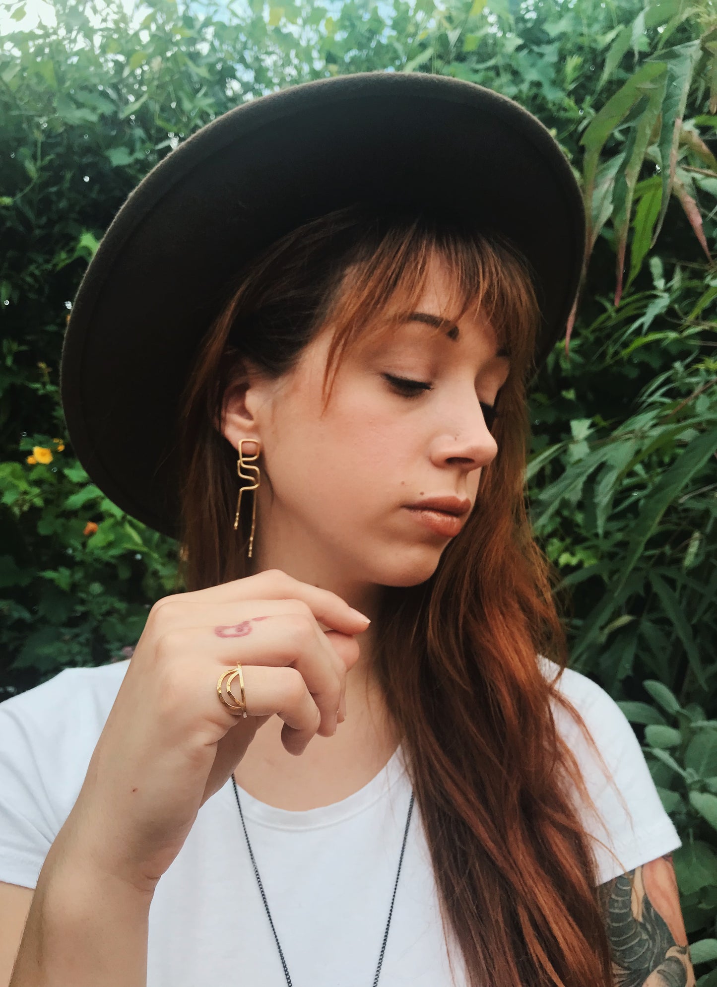 Daedal Double Crescent Stacking Ring