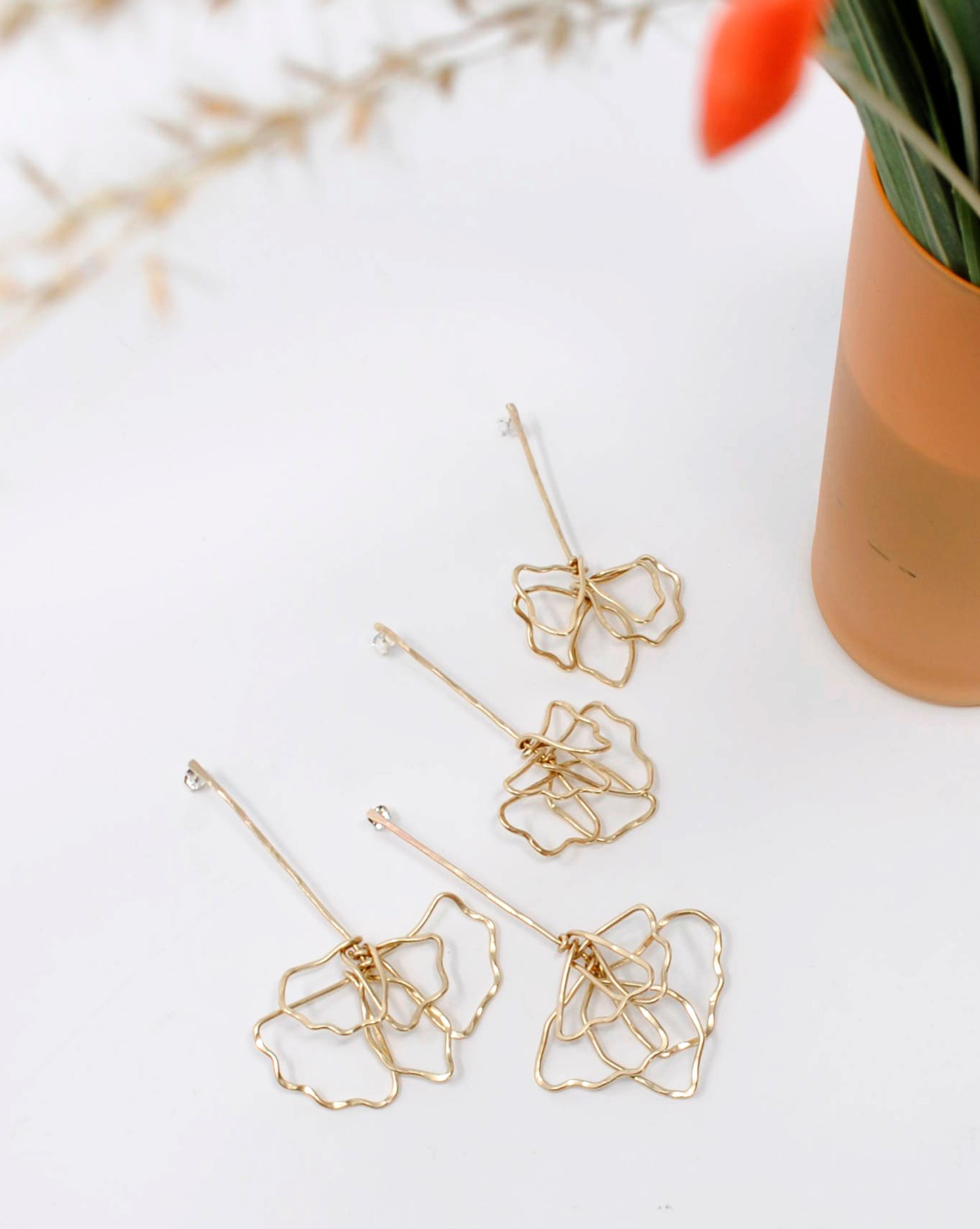 Daedal Poppy Earrings