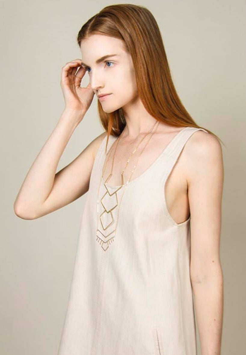 Daedal Lifted Layered Necklace