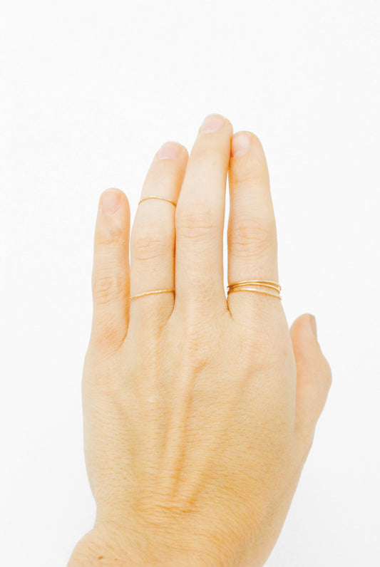 Daedal 14k Gold Filled Stacking Rings