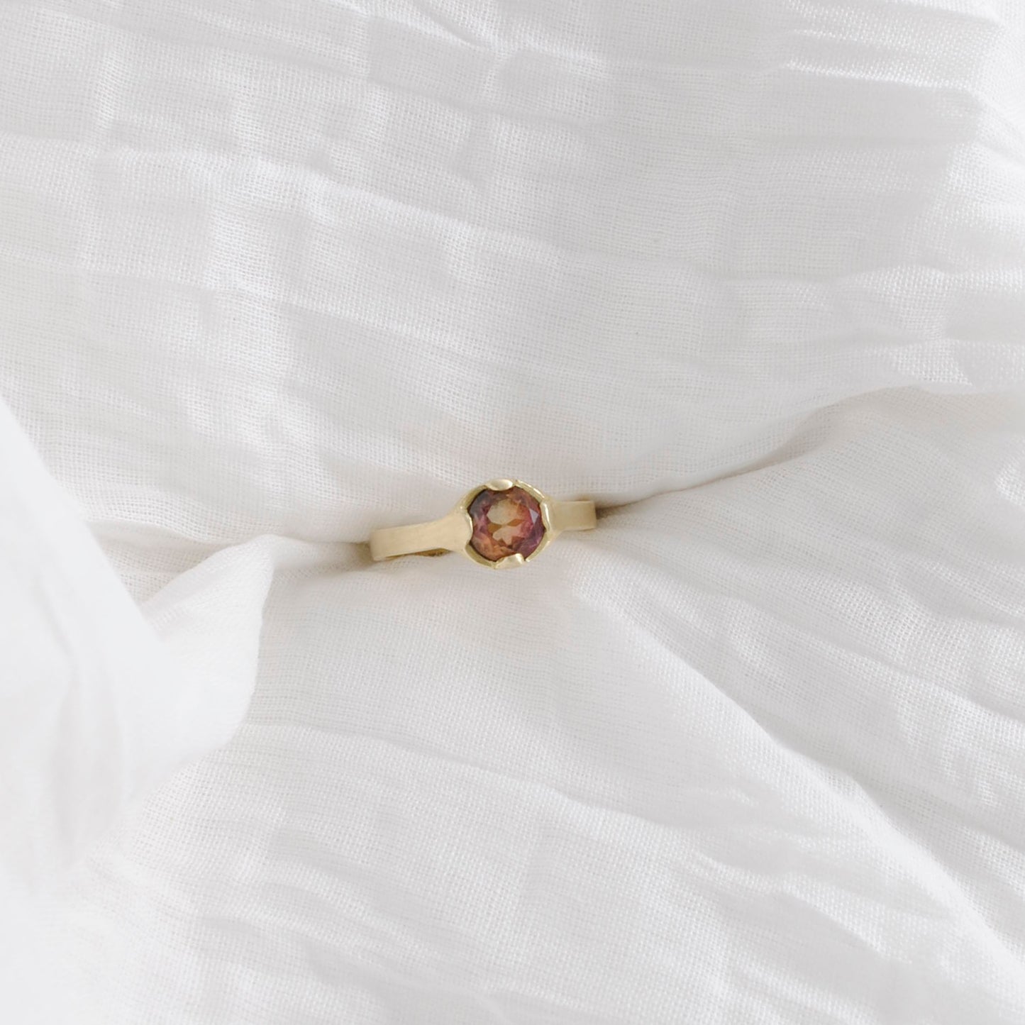 Daedal Etruscan Watermelon Tourmaline Ring